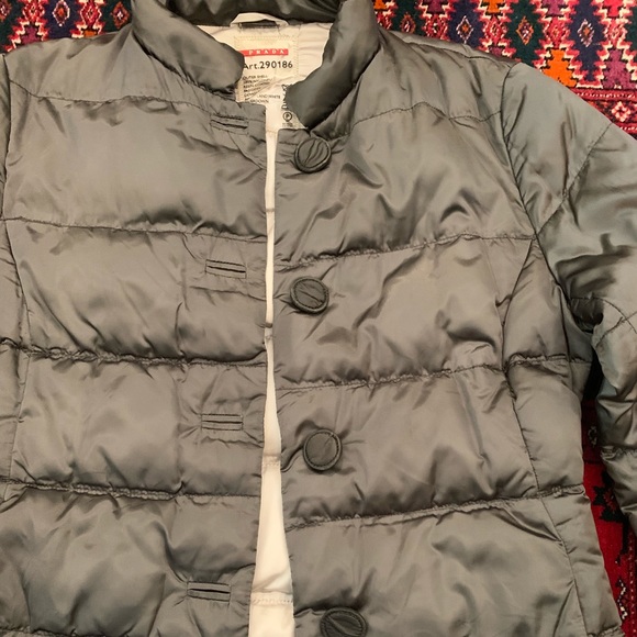 Prada Metallic Puffer Jacket - Picture 2 of 7